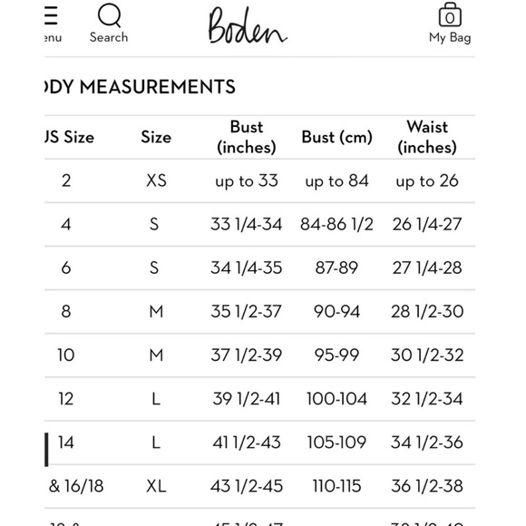 Boden NWT Navy Corduroy Midi Skirt size 8R - Picture 7 of 15